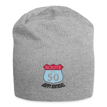 Birthday Birthday Route 50 - Jersey Beanie - heather grey - Front