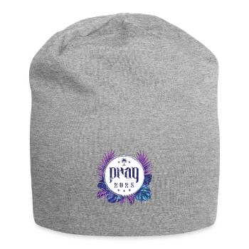 Prag 2025 - Jersey-Beanie - Grau meliert - Vorne