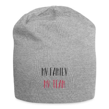 My Family My Team - My Family My Team - Jersey Beanie - heather grey - Front