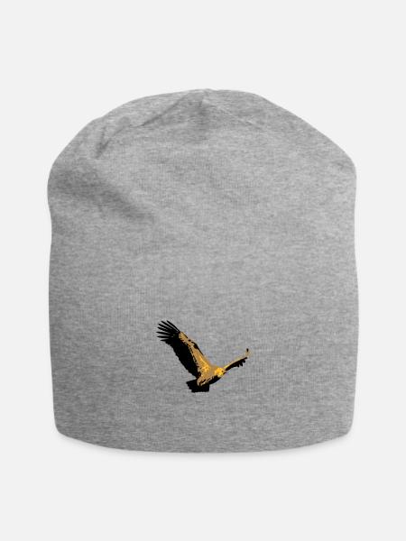 Geier - Jersey-Beanie - Grau meliert