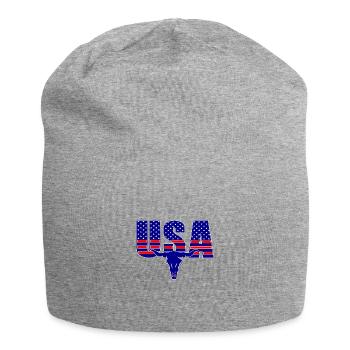 USA Longhorn png - Jersey-Beanie - Grau meliert - Vorne