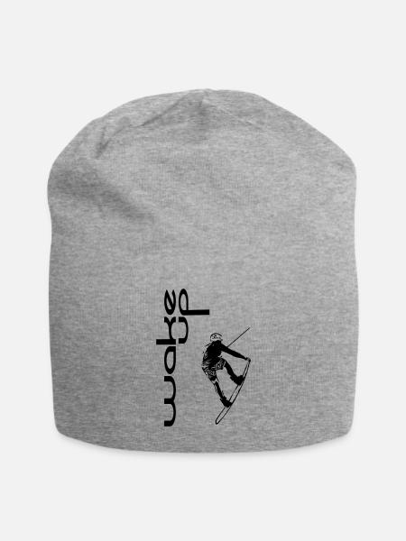 se réveiller pour le wakeboard - Bonnet en jersey - gris chiné
