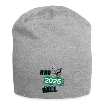 Radball Spieler Team Turnier Mannschaft in 2025 - Jersey-Beanie - Grau meliert - Vorne