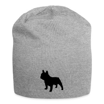 Französisch Schatten (2) - Jersey-Beanie - Grau meliert - Vorne
