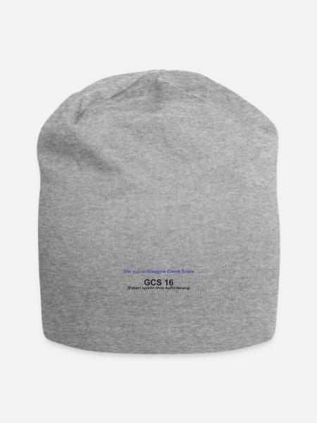 Die neue Glasgow Coma Scale - Jersey-Beanie - Grau meliert