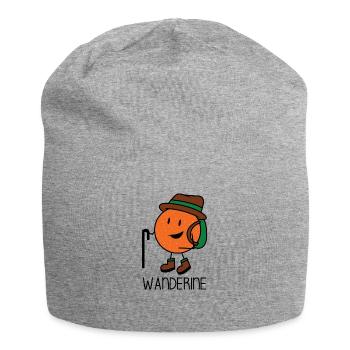 Wanderine - Hiking Mandarin Hikers - Jersey Beanie - heather grey - Front