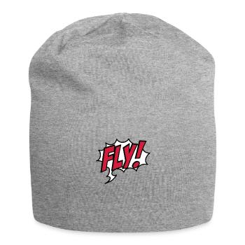 fliegen - Jersey-Beanie - Grau meliert - Vorne