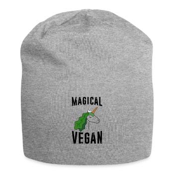VEGAN Shirt · MAGICAL VEGAN · Cadeau - Bonnet en jersey - gris chiné - Devant
