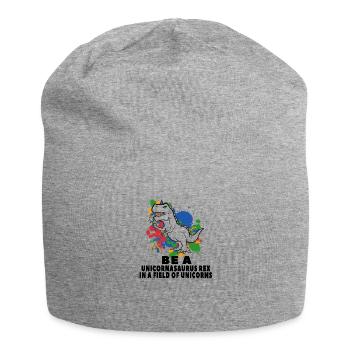 Cadeau de Tyrannosaure T-Rex Dinosaure Licorne - Bonnet en jersey - gris chiné - Devant