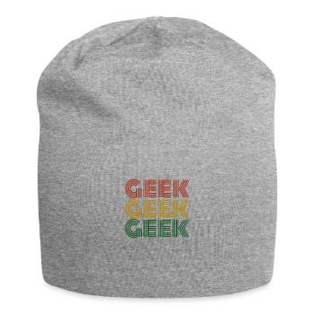 Nerd - Jersey Beanie - heather grey - Front