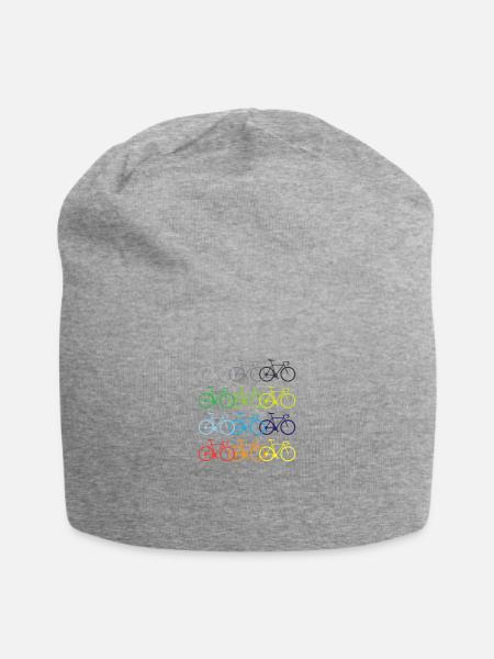 Fahrrad Fahrradfahren fahrradkurier BMX Bike Tour - Jersey-Beanie - Grau meliert