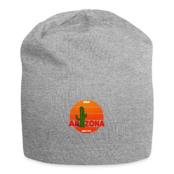 Arizona - Jersey Beanie - heather grey - Front