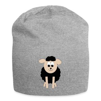 black sheep - Jersey Beanie - heather grey - Front