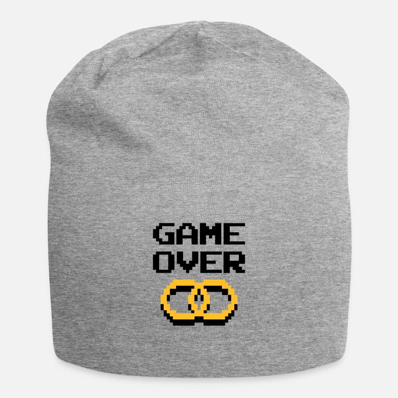 Junggesellenabschied - Jersey-Beanie - Grau meliert