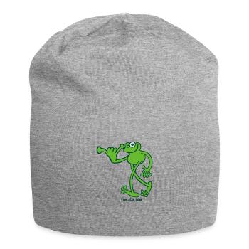 Hawaiian Frog - Jersey Beanie - heather grey - Front