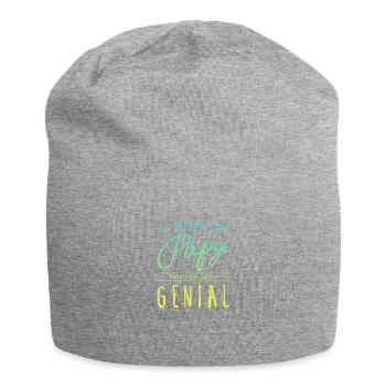 Je suis un papy genial - Bonnet en jersey - gris chiné - Devant
