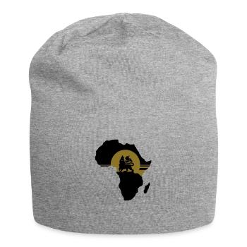 Zion_2clr - Bonnet en jersey - gris chiné - Devant