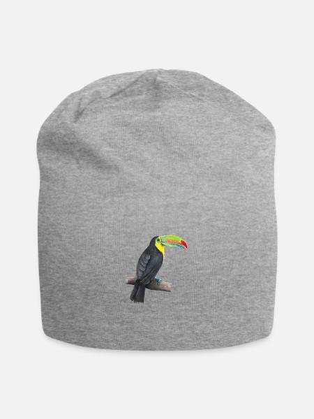 tucan - Jersey-Beanie - Grau meliert