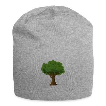 Baum - Jersey-Beanie - Grau meliert - Vorne