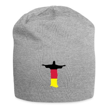 Jesus Rio dreifarbig - Jersey-Beanie - Grau meliert - Vorne
