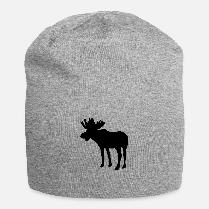moose - Jersey Beanie - heather grey