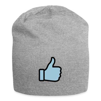 thumbs_up_02 - Jersey-Beanie - Grau meliert - Vorne