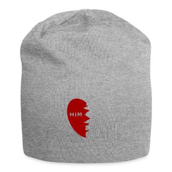 Partner shirt Love Him LGBTQ - Jersey Beanie - heather grey - Front