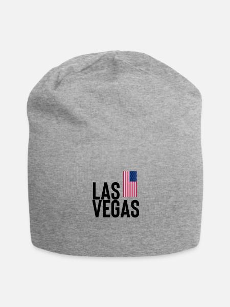 Las Vegas - Jersey-Beanie - Grau meliert