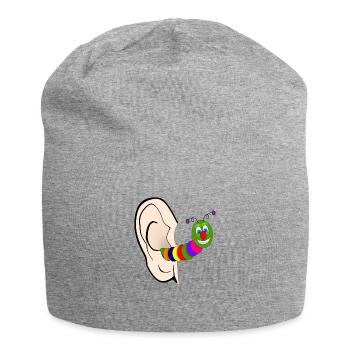 Mélodie accrocheuse - Bonnet en jersey - gris chiné - Devant
