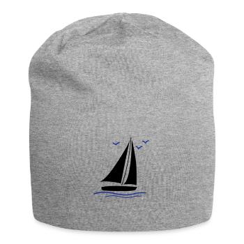 voilier 02 - Bonnet en jersey - gris chiné - Devant