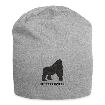 Silberrücken | Gorilla - Jersey-Beanie - Grau meliert - Vorne