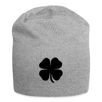 TREFLE 4 FEUILLES - Bonnet en jersey - gris chiné - Devant