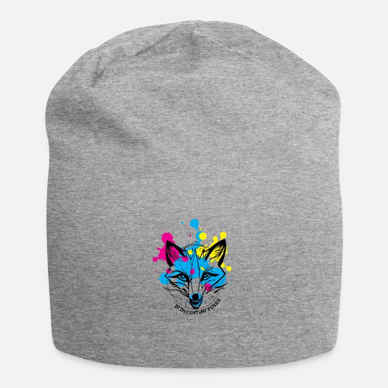 Splash Fox - Jersey Beanie - heather grey
