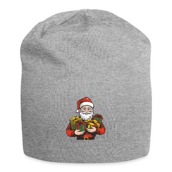 Santa Claus - Jersey Beanie - heather grey - Front