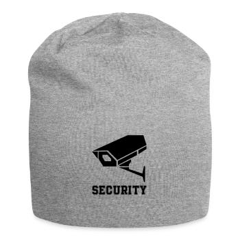 Caméra de surveillance - Bonnet en jersey - gris chiné - Devant