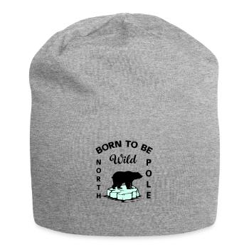 Ours polaire Wilderness Antarctique - Bonnet en jersey - gris chiné - Devant