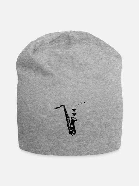Saxo-- - Bonnet en jersey - gris chiné