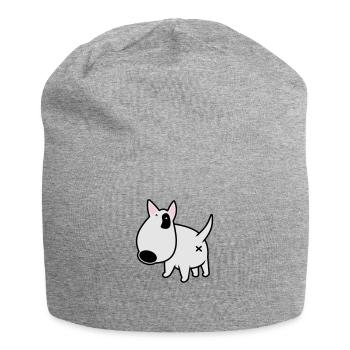 bully_illu_backside_3c - Jersey-Beanie - Grau meliert - Vorne