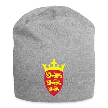 Jersey-Kamm - Jersey-Beanie - Grau meliert - Vorne