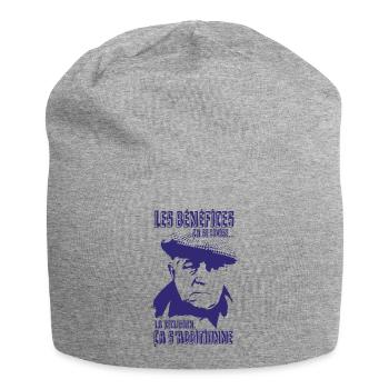 Jean Gabin - Le cave se rebiffe (Bleu) - Bonnet en jersey - gris chiné - Devant