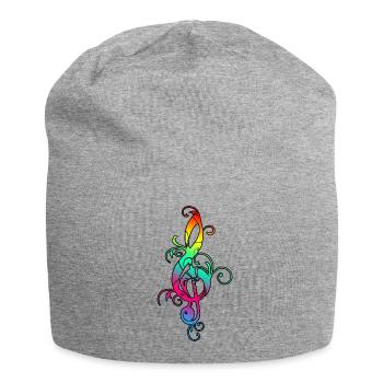 Sheet Music Bunt Sheet Music Hippie Music Festival - Jersey Beanie - heather grey - Front
