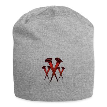 xxx - Jersey-Beanie - Grau meliert - Vorne