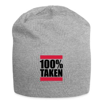 balken 100 pour cent taken pardon amour amour p - Bonnet en jersey - gris chiné - Devant