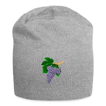 Grapes - Jersey Beanie - heather grey - Front