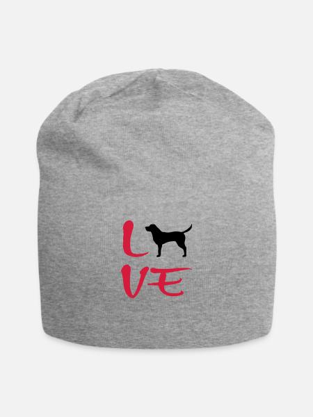 Labrador - Jersey-Beanie - Grau meliert