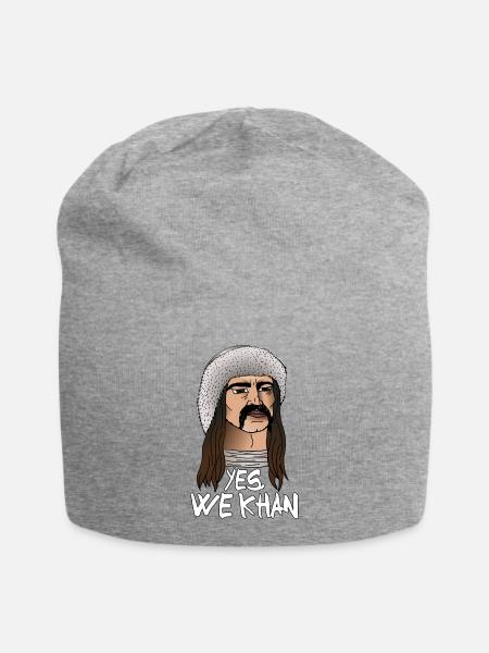 Yes, we Khan - Jersey-Beanie - Grau meliert