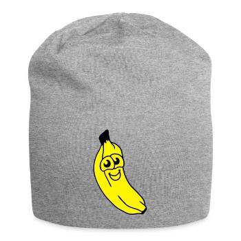 small banana - Jersey Beanie - heather grey - Front