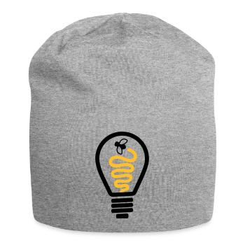 Ampoule - Bonnet en jersey - gris chiné - Devant
