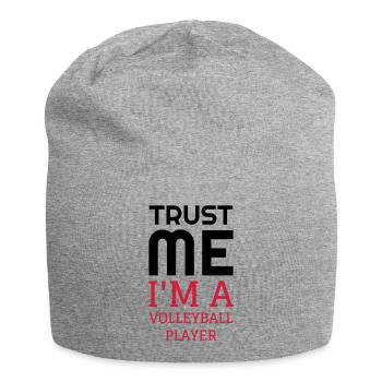 Volleyball - Volley Ball - Volley-Ball - Sport - Jersey Beanie - heather grey - Front