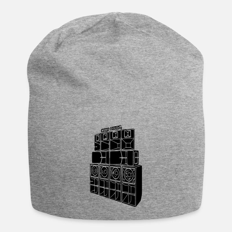 sonorisation - Bonnet en jersey - gris chiné